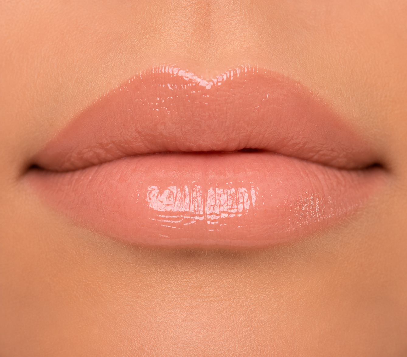 Peptide Lip Treatment Applied Macro